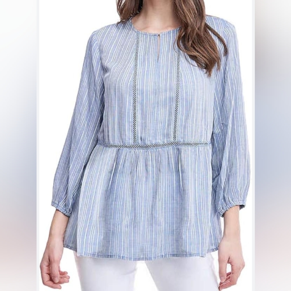 Fever 3/4 sleeve blouse size medium